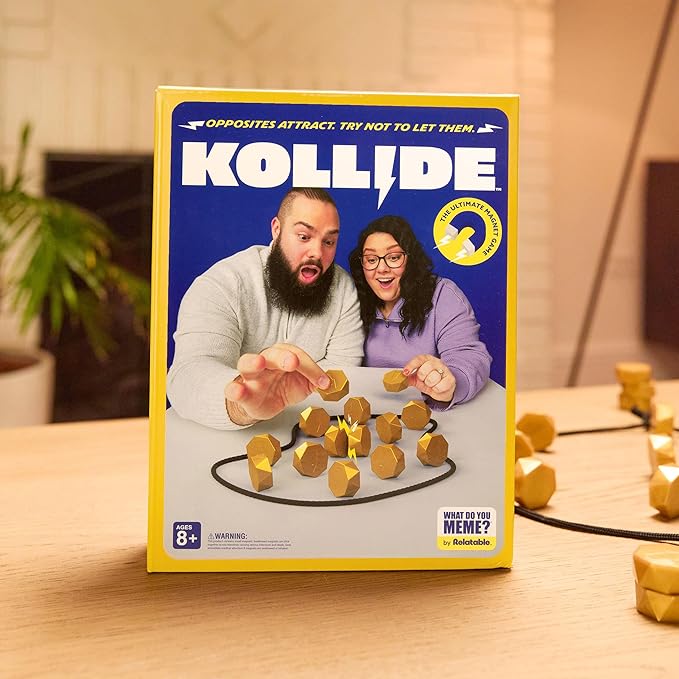 Kollide - The Game of Magnetic Attraction, Magnetic Chess Game, Strategy Games for Kids and Adults by Relatable