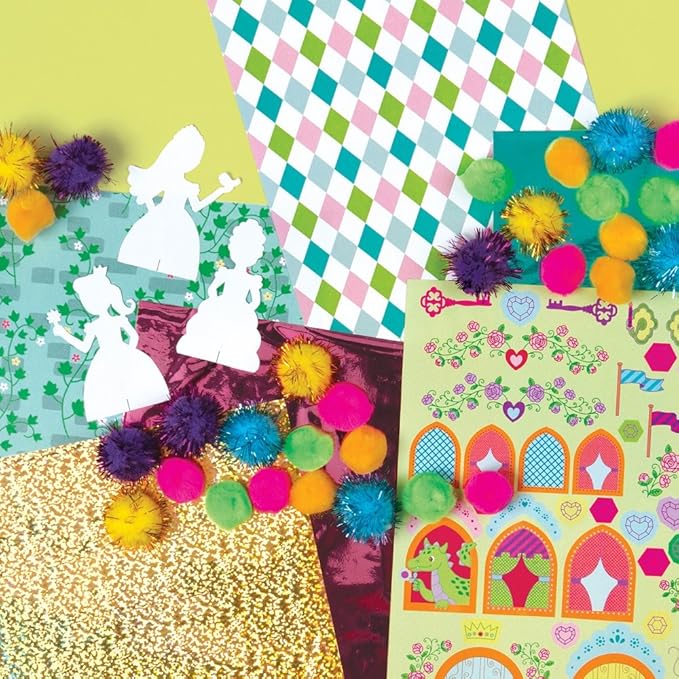 Mudpuppy Princess Castle Cardboard Tube Craft Kit