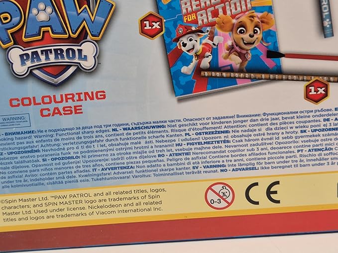 PAW PATROL Art Set, Colouring Sets for Children, Over 40 Art Supplies for Kids (Multicolor)