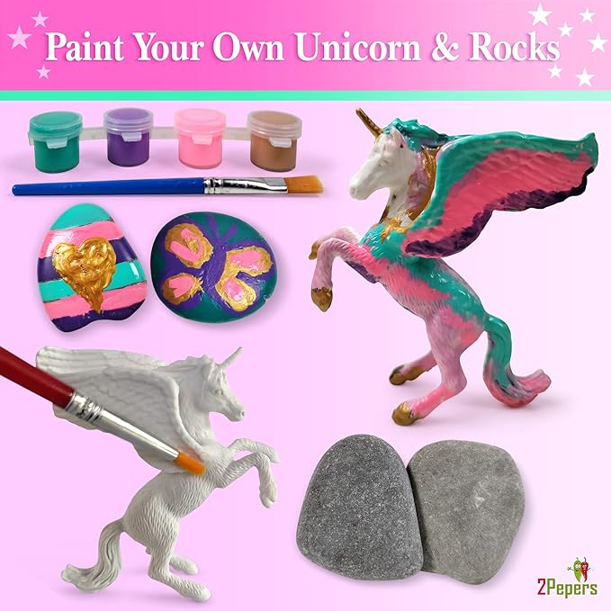 Make Your Own Unicorn Night Light Arts and Crafts for Kids, DIY Unicorns Gifts for Girls Ages 2 3 4 5 6 7 8 Years Old, Kids Art Kit Project