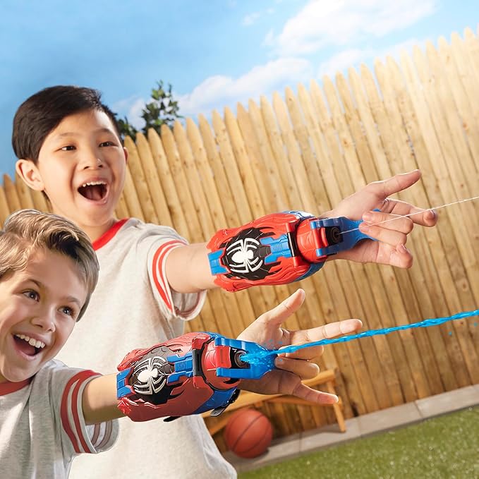 Marvel Spider-Man Real Webs Ultimate Web Blaster, 2-in-1 Blaster, Role Play Toy, Spider-Man Costume, Spider-Man Toys for Kids 5 and Up