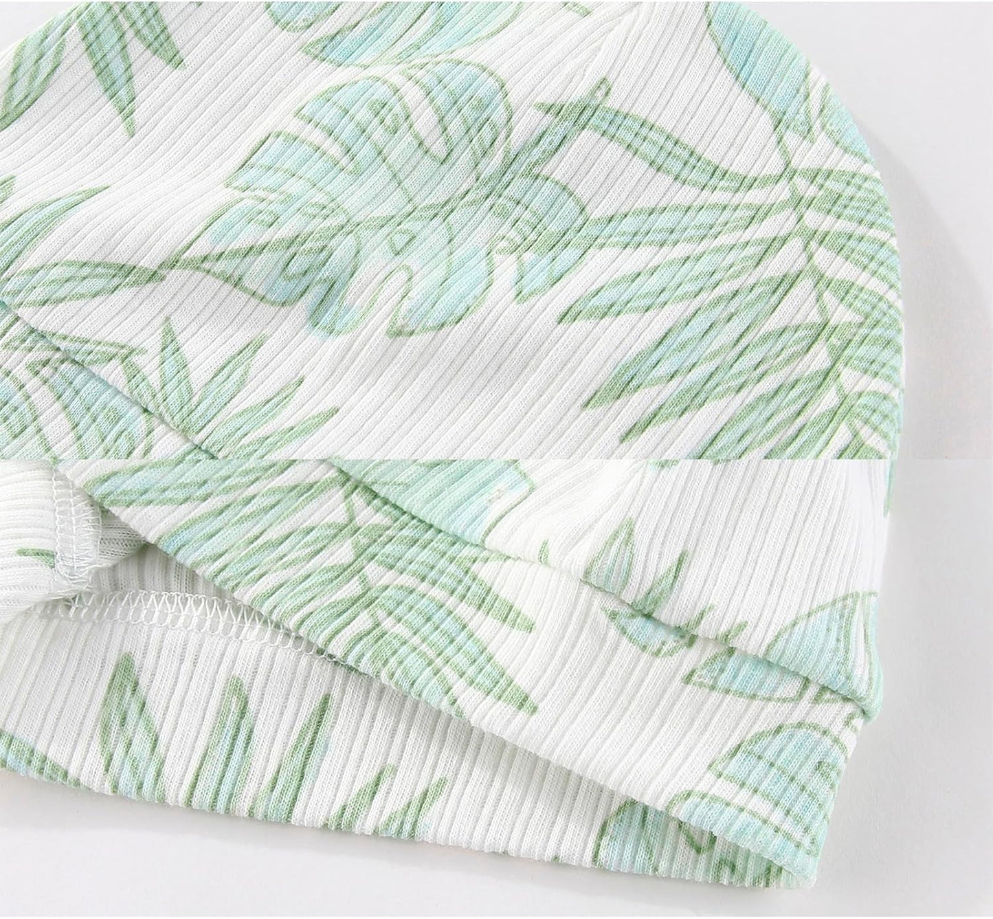 Baby Hat and Mittens Set Cotton Newborn Baby Hats Caps for Boys and Girls, 0-6 Months