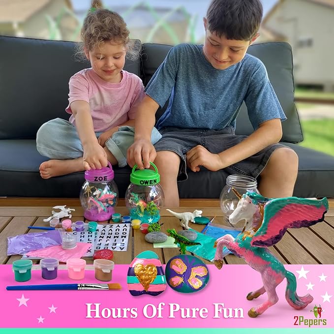 Make Your Own Unicorn Night Light Arts and Crafts for Kids, DIY Unicorns Gifts for Girls Ages 2 3 4 5 6 7 8 Years Old, Kids Art Kit Project