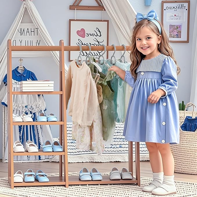 Kids Hangers 40 Pack Baby Hangers- Extendable & Adjustable Non-Slip Stackable Plastic Baby Clothes Hangers,11-14 Inch Kid Hangers for Baby Toddler Kids Children,Toddler Hangers for Cloest Grey