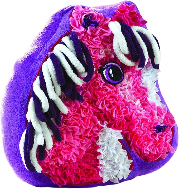 The Orb Factory Plushcraft Pony Pillow,White