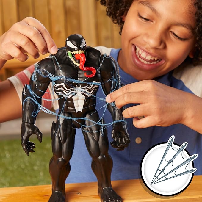 Marvel Spider-Man Real Webs Ultimate Web Blaster, 2-in-1 Blaster, Role Play Toy, Spider-Man Costume, Spider-Man Toys for Kids 5 and Up