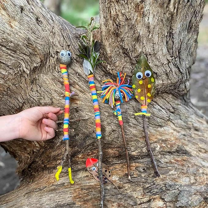 Tiger Tribe: Nature Art Set - Turn Natural Found Treasures Into Art Projects, Kids Ages 3+ with Parent, Ages 7+ Independent Craft Time, Activity Set