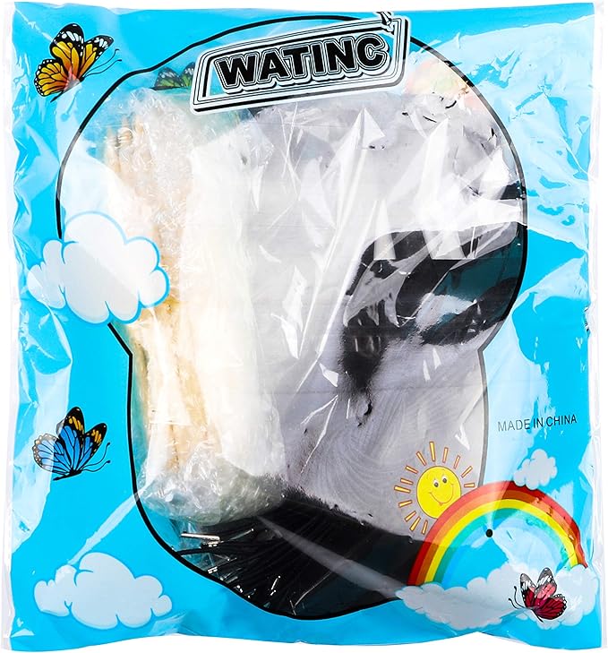 WATINC 32Pcs Scratch Paper Animal Masks, DIY Color Mask for Magic Scratch Party Favors, Birthday Gifts Pack for Children, DIY Art Craft Kit for Kids, 16 Styles with Elastic Bands Wood Stylus