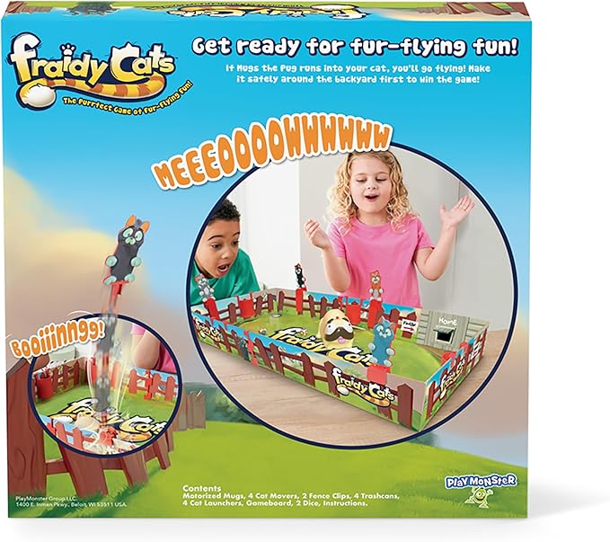 Fraidy Cats, Interactive Board Games for Kids- Board Games for Family Night, Family Games, Game Night, Family Board Games, Kids Toys, Preschool Toys,2-4 Multi-Player Game, Ages 5+