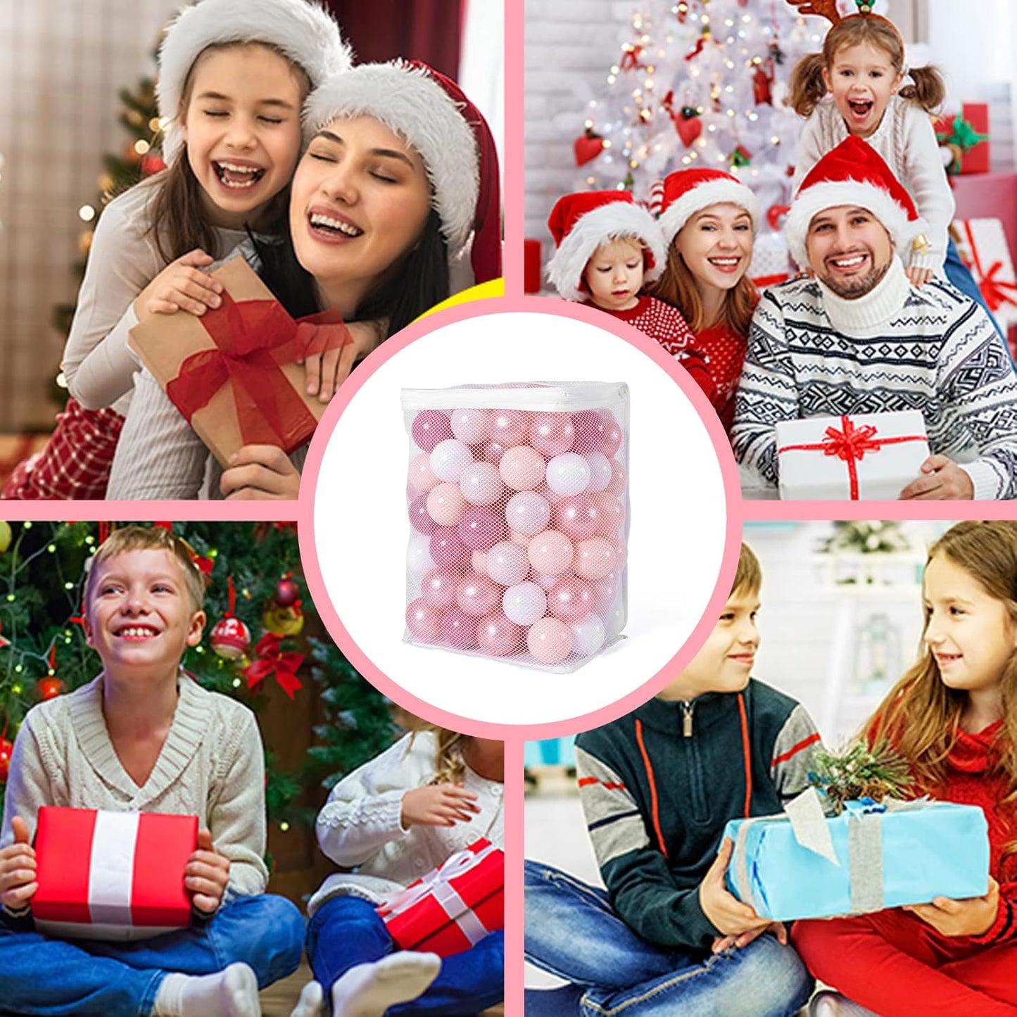 GOGOSO Ball Pits Balls for Toddlers Pack of 50 100 200 Plastics Shape Ball Non-Phthalate Non-BPA Non-Toxic 2.2-Inch Crush Proof Play Balls