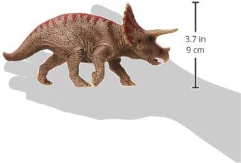 Schleich Dinosaurs Realistic Triceratops Dinosaur Figure - Authentic and Highly Detailed Prehistoric Jurassic Dino Toy, Highly Durable for Education and Fun for Boys and Girls, Ages 4+