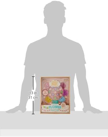 Story Magic Wooden Flower Bead Set, Over 300 Large Hole Wood Beads & Charms for Beading Bracelets, Bracelet Making Kit, Flower Bracelet Kit, Whimsical Bracelet Charms, Storage Tray Included, Ages 4+