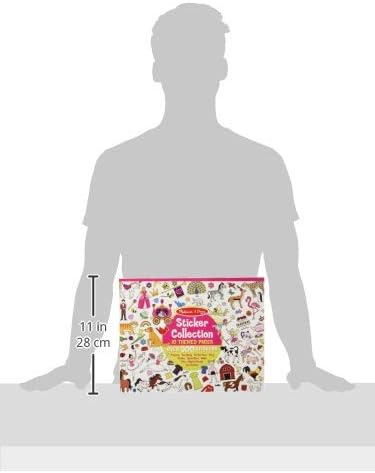 Melissa & Doug Sticker Collection Book: Princesses, Tea Party, Animals, and More - 500+ Stickers - FSC Certified