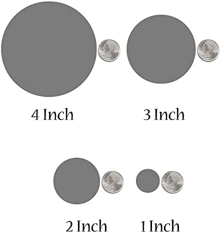 Playfully Ever After Light Pink Felt Circle Stickers (4 inch - 15pc)