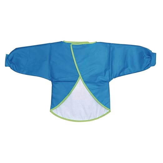 Colorations Long Sleeve Polyester, Set of 2, Machine Washable, 30" Wide and 16" Long, Soft and Comfortable to Wear, Kids Smock, Crafting Smock, Smock for Children, Painting Smock