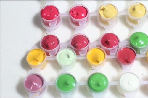 DIY Oil Painting, Paint by Number Kits for Kids - Lion 8"X8".