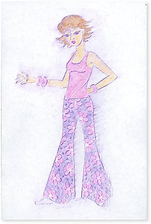 Melissa & Doug Fashion Design Activity Kit w/ 9 Double Sided Textured Fashion Plates & 1 Scratch Art Mini-Pad Bundle (04312)