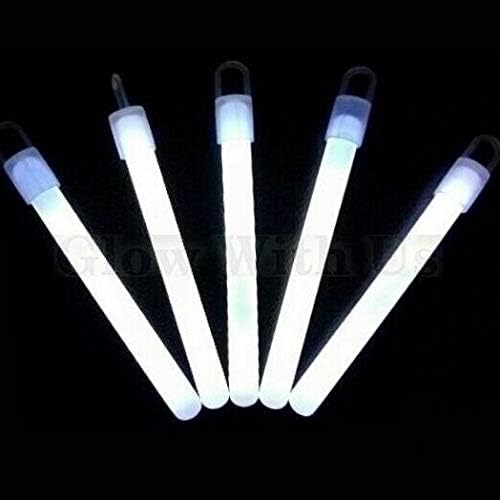 Glow Sticks Bulk Wholesale, 1000 4” White Glow Stick Light Sticks, Bright Color, Kids Love Them! Glow 8-12 Hrs, 2-Year Shelf Life, Sturdy Packaging, GlowWithUs Brand