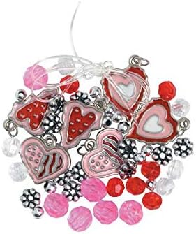 Valentine Heart Charm Bracelet Craft Kit - Crafts for Kids and Fun Home Activities