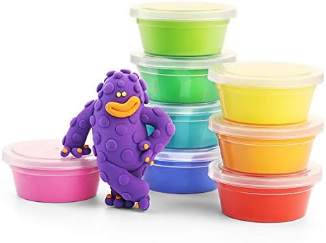 Fat Brain Toys Hey Clay Monsters, Air Dry Clay Kit with Interactive App for Kids & Tweens, Modeling Clay and Crafts Set