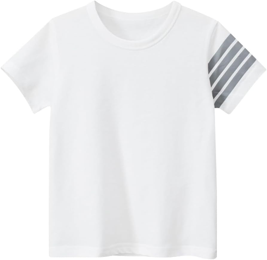 Boys' 4-Pack Excavator Short Sleeve Crewneck T-Shirts Top Tee Size 2-7 Years Toddler Boys' Value Pack Cotton T-Shirt