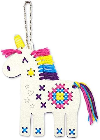 My Unicorn Paradise 4-in-1 DIY Mega Kit for Kids (10 Arts and Crafts Projects: Sewing Kits for Doll and Keychain, Scratch Art, Diamond Art) Handcraft/Creative Art/DIY Craft