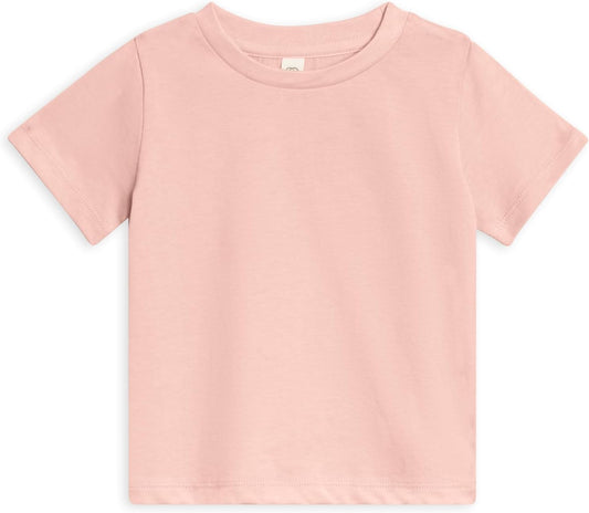 Colored Organics - Organic Cotton Toddler Short Sleeve Shirts - Baby Toddler and Kids Tops - Girls and Boys Tees