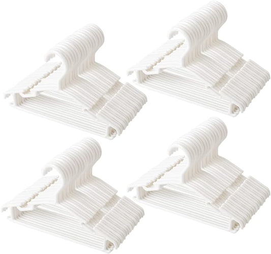 GoodtoU Baby Hangers 100Pack Kids Hangers Plastic Baby Hangers for Closet Children Hangers Infant Hangers Toddler Hangers Small Hangers