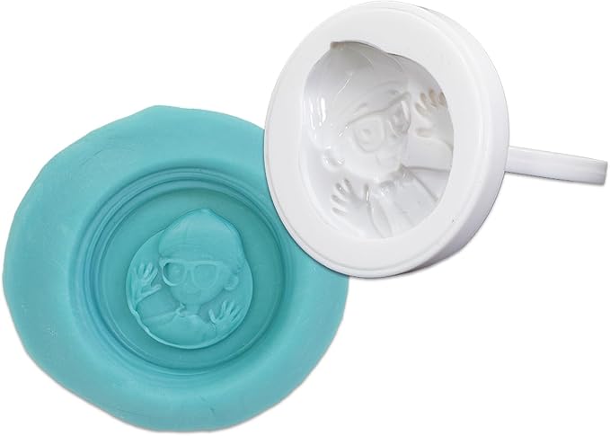 Blippi Dough and Figure Stamper Set - Blippi Crafts Bundle with Blippi Kiddy Dough and Figurine Stamper Set Plus Stickers and More | Blippi Arts and Crafts Kit