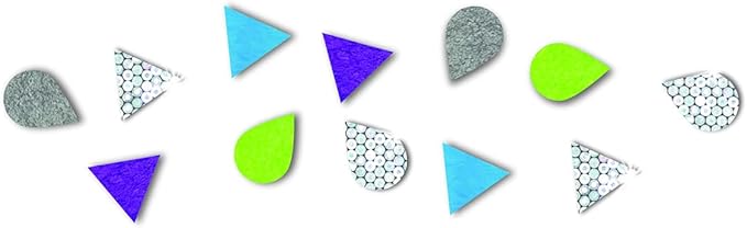 Peaceable Kingdom Mermaid Island Sparkle Mosaics, Magnet Design Mosaic