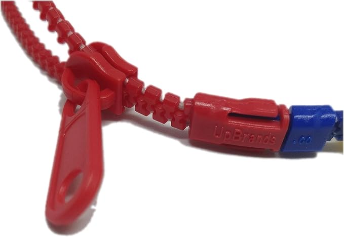 UpBrands Quiet Prizes for Kids Classroom Double Tour Zipper Bracelets, School Rewards, Party Favors for Kids, Goodie Bags, Easter Egg Basket Stuffers (Unicolor)