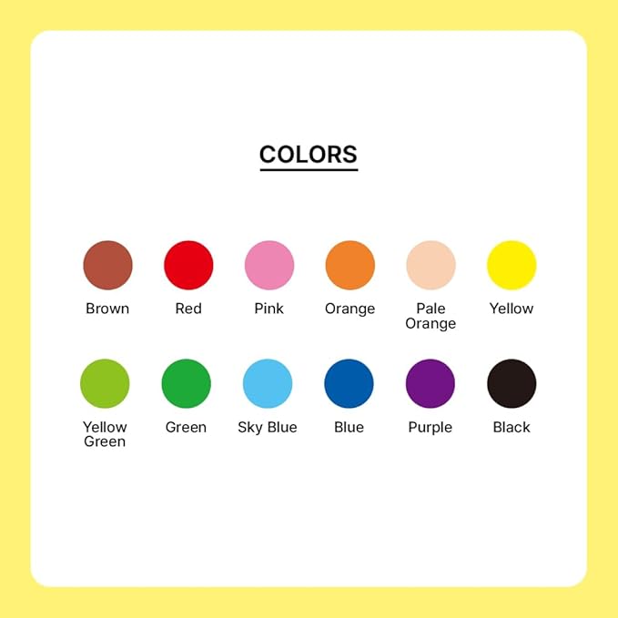 'Peanuts' Crayons 12 Count Color Set