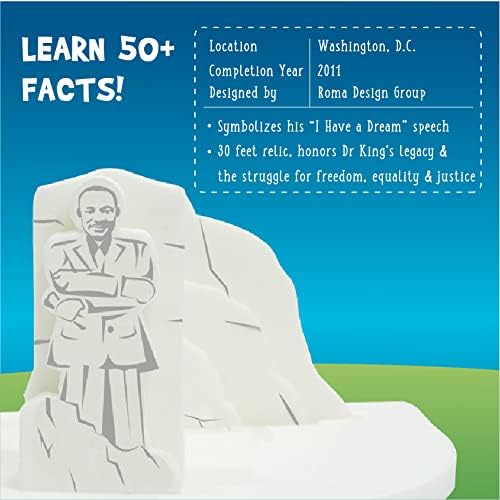 Imagimake Mapology Monuments of USA | 3D Puzzles for Kids | STEM Toys & Games | Educational Toys for Kids 5-7 | Birthday Gift for Boys & Girls Age 5 Years & Up | Easter Gifts for Kids | Easter Toys