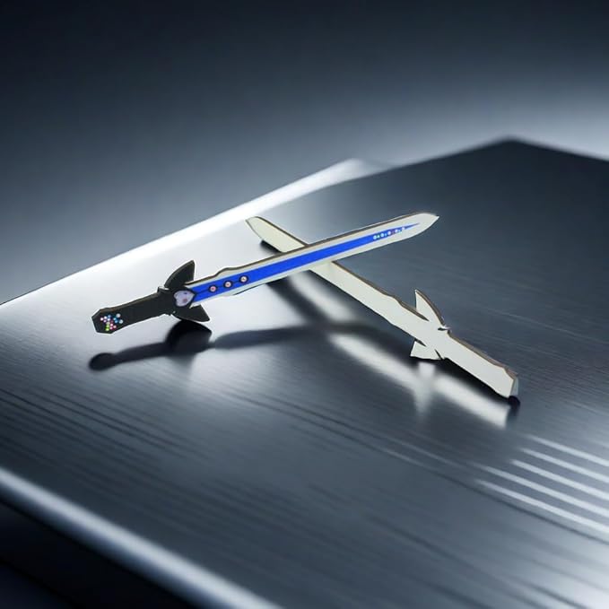 Ninja Pirate Style Toy Set - Unfinished Wooden Crafts, DIY Painting, Kids Ninja Warrior Viking Role Play, Parties (10 Pack)