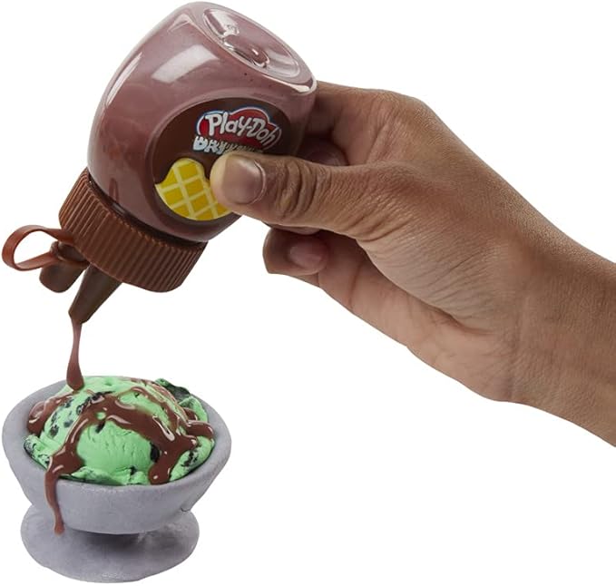 Play-Doh Kitchen Creations Cook 'n Colors Refill Variety Pack with Confetti, Elastix, Drizzle, Metallics, and Color Burst, Non-Toxic (Amazon Exclusive)