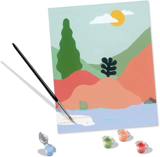 Ravensburger CreArt by The River Paint by Numbers Kit for Adults - 23642 - Painting Arts and Crafts for Ages 12 and Up