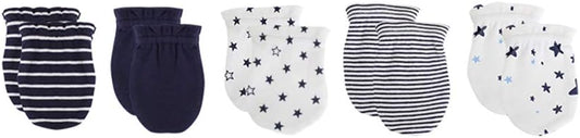 Unisex Baby Cotton Scratch Mittens For Newborn Baby Boys Girls Mittens Accessory 0-6 Months
