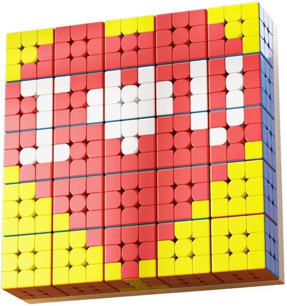 Cuberspeed MoYu Cube Mosaic Art Gallery 3x3 Speed Cube Set of 25pcs 3x3x3 Puzzle Party Toy Stickerless 30mm Magic Cube Gallery 3.0CM