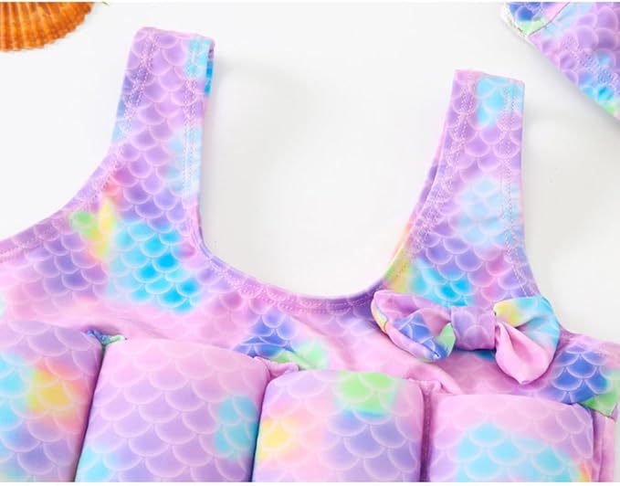Baby Kids Floatation Suit Float One-Piece Swimwear Buoyancy for Girls Boys 1-8Years