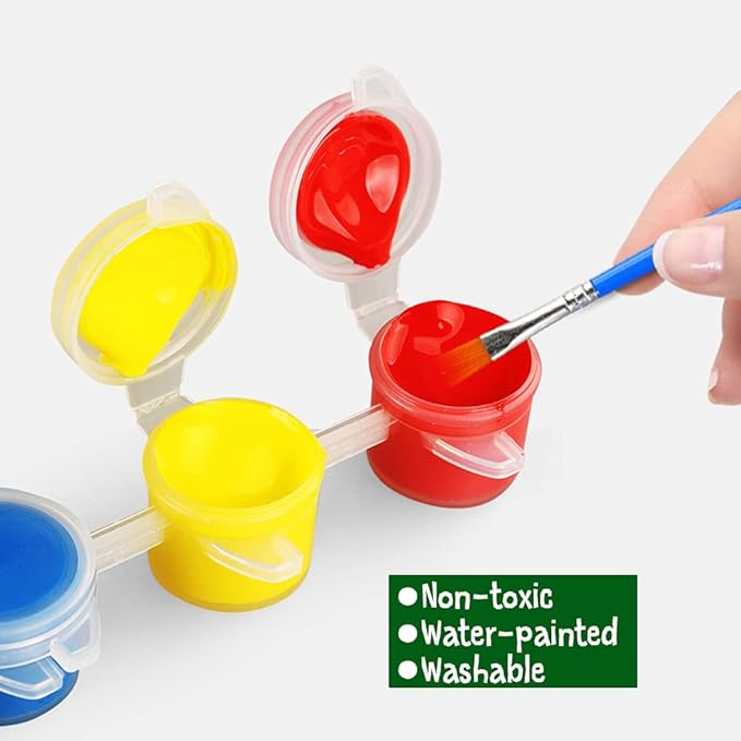 ARTLYMERS Kids Crafts, DIY 3D Dragon Painting Toys with 13 Color Educational Toy Painting Set Paint Your Own Gift Art and Craft Kit for Kids Boys Girls 3 4 5 6 7 8 9 Year Old