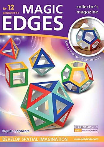 Polyhedra Magic Edges. Set #4 / The Simplest Polyhedra. 3D Paper Model Kits. Platonic Solids. Archimedean Solids. Prisms. Pyramids.