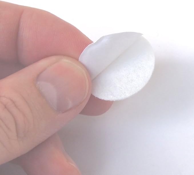 Playfully Ever After 3 Inch Red 30pc Felt Circle Stickers