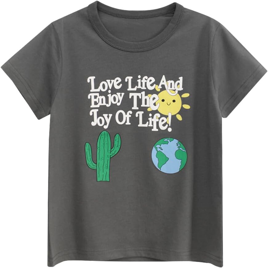 Boys' 4-Pack Excavator Short Sleeve Crewneck T-Shirts Top Tee Size 2-7 Years Toddler Boys' Value Pack Cotton T-Shirt