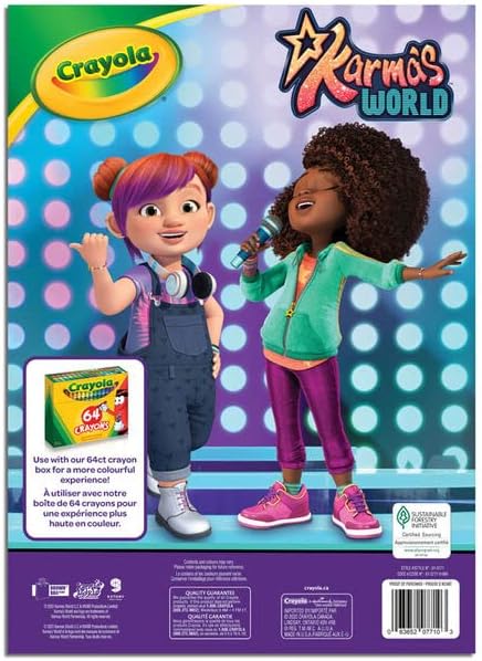 Crayola - Karma's World - Colouring Book - 96 Pages