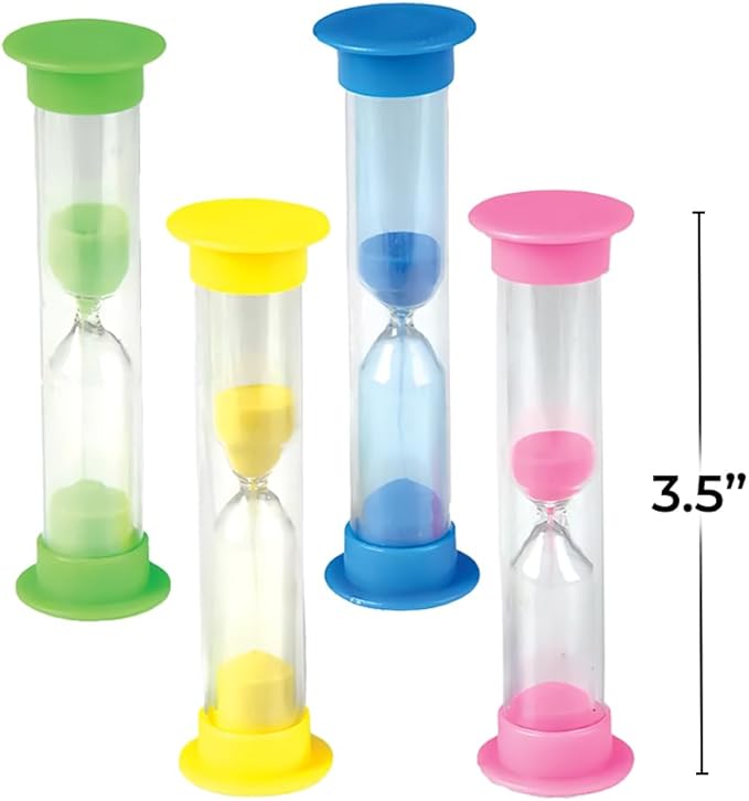 Rhode Island Novelty 3.5 Inch Sand Timers (12 Per Order)