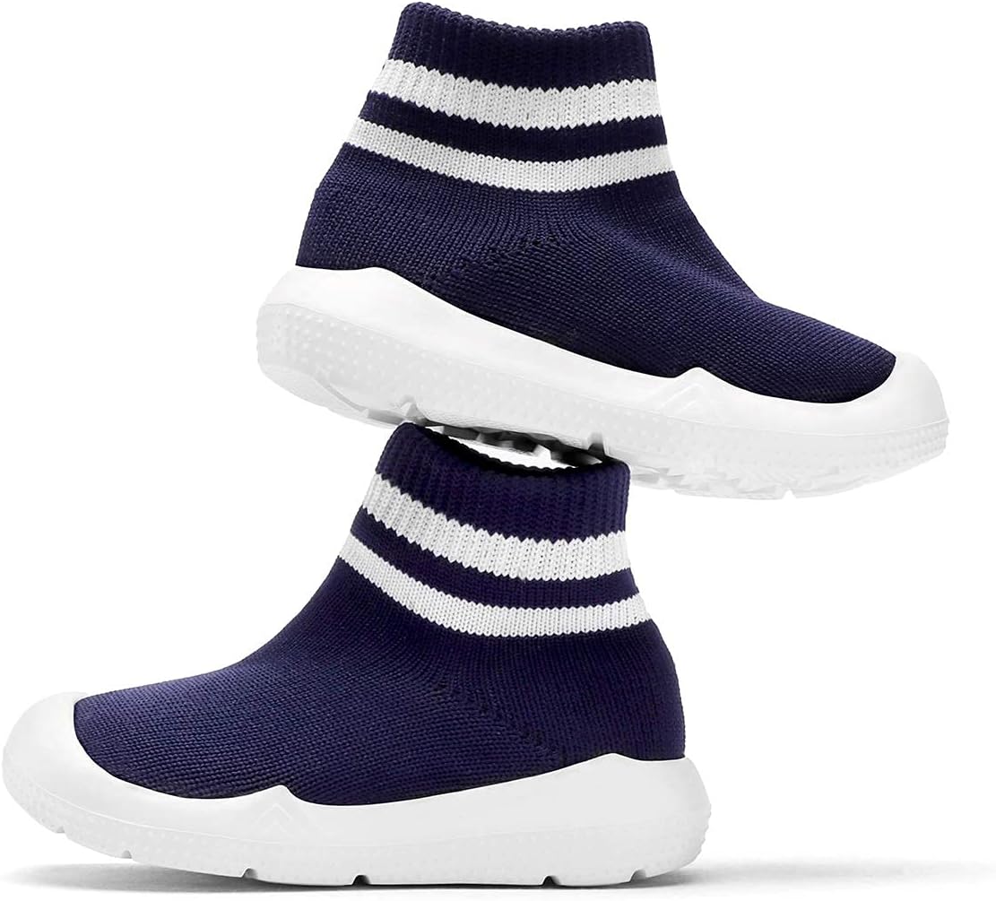 Engtoy Baby Shoes & Socks - Non-Slip Breathable Slippers with Soft Rubber Sole - Baby Boys & Girls Slip On Sneakers