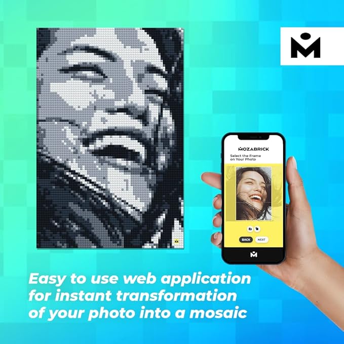 Photo Constructor Set Model M (20in x 30in). 8700 Parts, 18 Hours Assembly. Turn Your Photo into Peace of Art