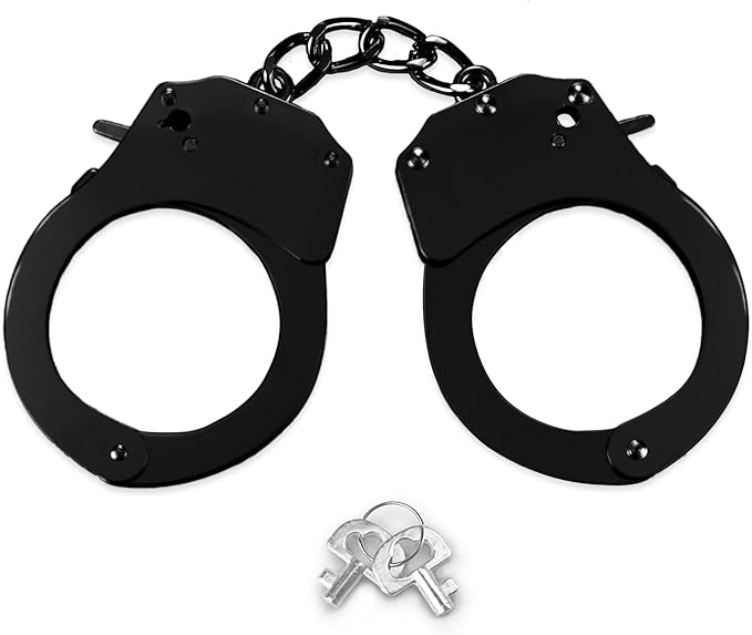 Toy Handcuffs with Keys, Stage Dress Up Accessory for Kids