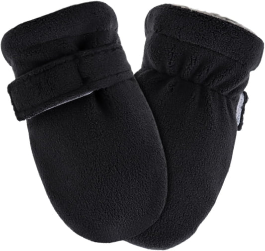 Zsedrut No Scratch Baby Mittens Toddler Infant Fleece Lined Gloves Winter Warm Mitten for Baby Boys Girls