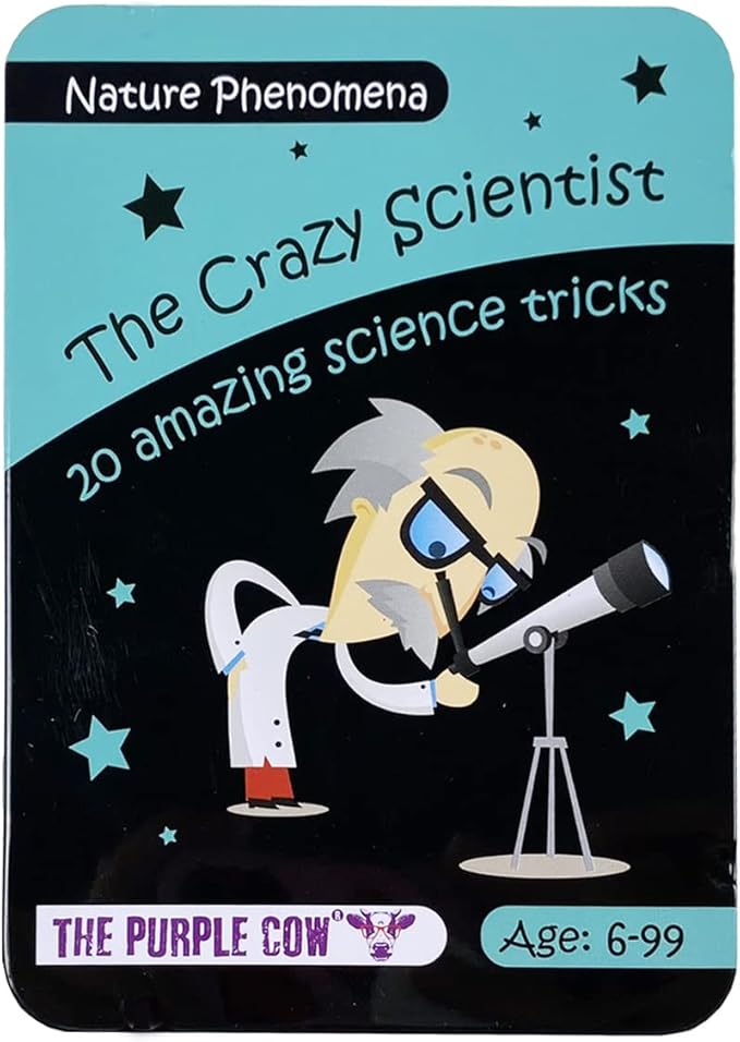 The Purple Cow, The Crazy Scientist- 'Nature Phenomena', Science Activity Card Set for Girls and Boys, Ages 6 and Older, Instructions Inside – Amazing STEM Learning